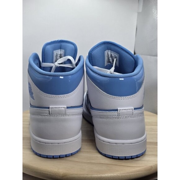 Size 13 - Nike Air Jordan 1 Mid SE White Legend Blue Basketball FZ2142-114  Wbox - Picture 6 of 12